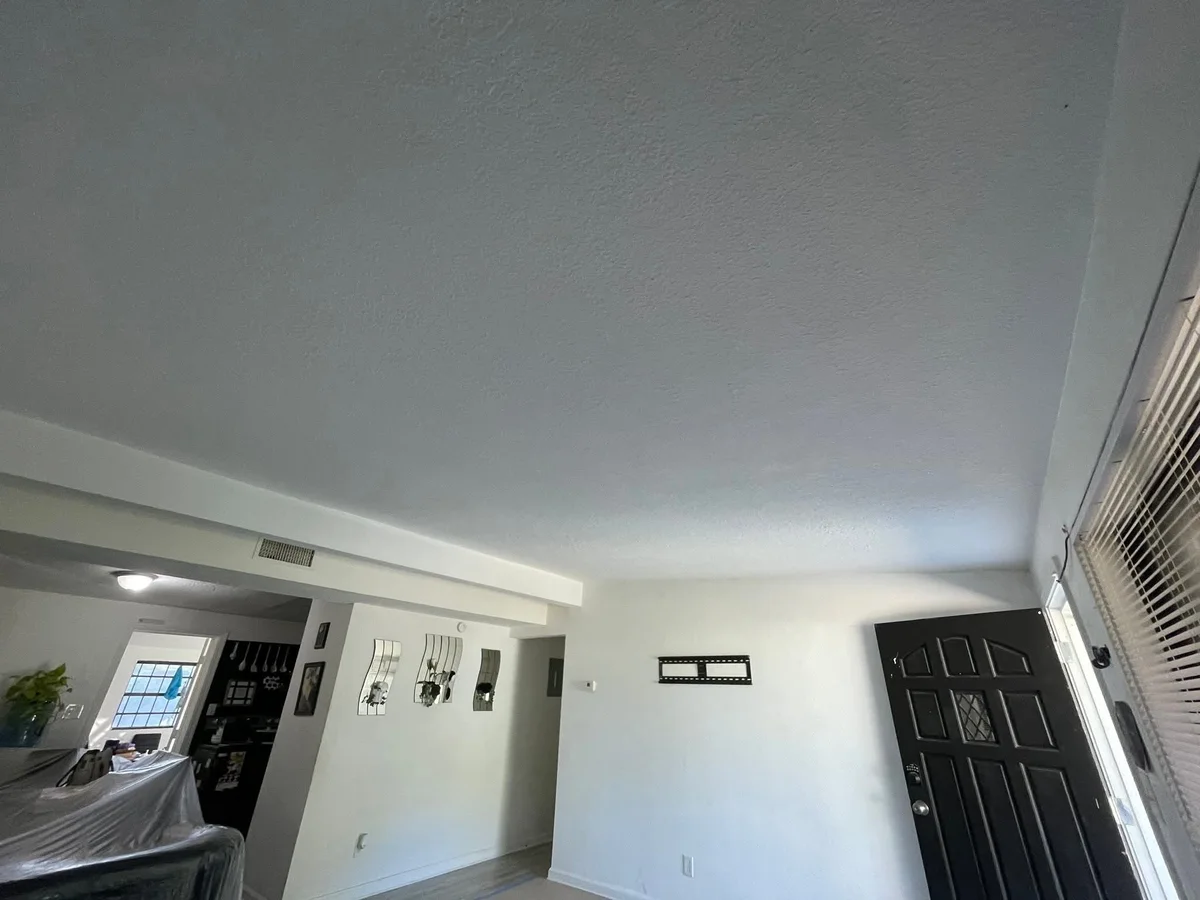 Ceiling drywall repair taped and ready to finish